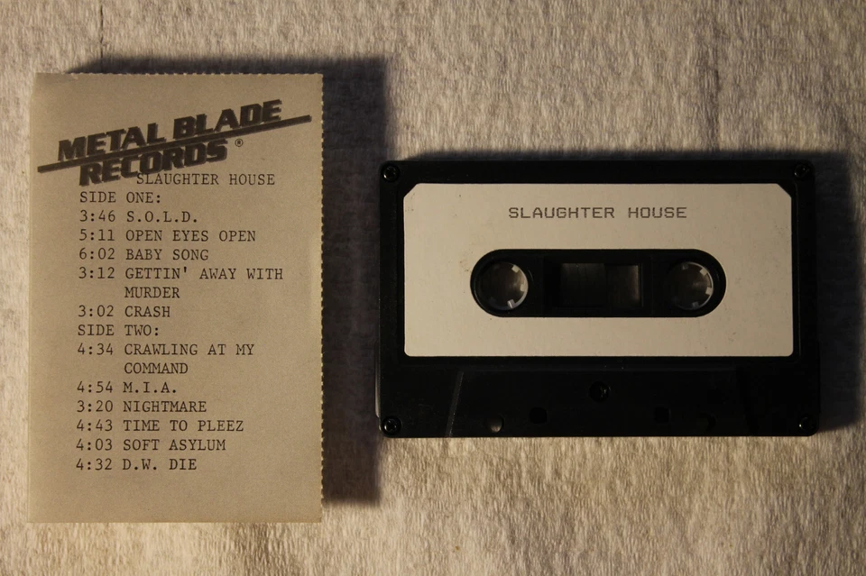 Slaughter House - Face Reality US promo cassette THRASH metal TESTED - Image 1 of 1