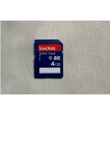SanDisk SD 4GB SDHC Camera Memory Card TESTED - Picture 1 of 1