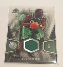 2007-08 SP Game Used Al Jefferson Jersey Card - Boston Celtics