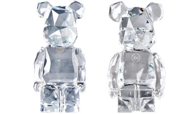 MEDICOM BE@RBRICK Baccarat fragmentdesign Polygon Crystal Glass fragment design - Image 1 of 2