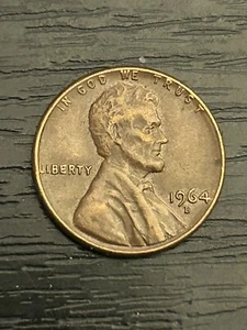 1964 D Lincoln Penny "L" On Edge Of Rim Error - Picture 1 of 4