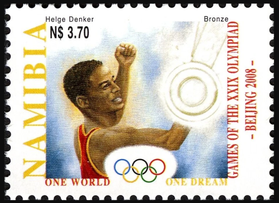 Namibia #SG1115 MNH 2008 Beijing Medalla de Bronce Un Mundo Un Sueño [1162] Foto 1 de 1