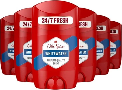 Old Spice Whitewater Herren Deo Stick 50ml x 6er Pack 0% Aluminiumsalze - Bild 1 von 4