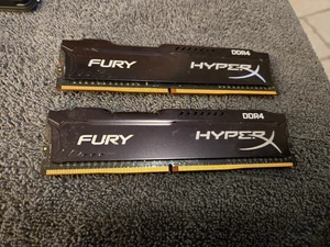 HyperX Fury 8GB DDR4-2666 (4GBx2) HX421C14FBK2/8 - Picture 1 of 3