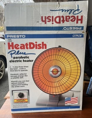 Calentador eléctrico parabólico Presto HeatDish Plus Footlight 07903 Foto 1 de 4