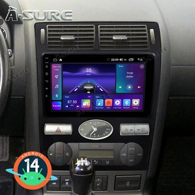 DAB+ Android 14 Autoradio Für Ford Mondeo 2004-2007 GPS Nav FM RDS BT WIFI 2+32G - Bild 1 von 4