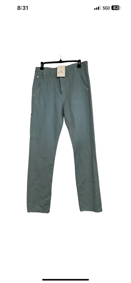 Pantalones de mezclilla para hombre Paul Smith calce ceñido suave azul claro mezcla de algodón 29 x 30 NUEVO con etiquetas  Foto 1 de 4