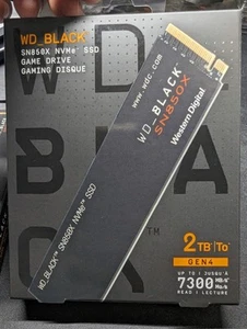 SSD interno para juegos WD_Black SN850X 2 TB NVMe PCIe 4,0 x4 M.2 - Imagen 1 de 4