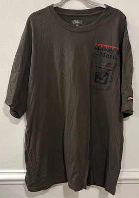 Camiseta Original Dickies 3XL Maker’s Mark Bourbon Whisky Logo Camiseta Foto 1 de 3