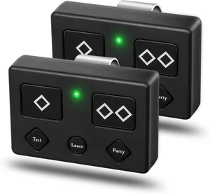 2 Para Ghost Controls Abridor de Puerta Control Remoto Automático Premium Transmisor de 5 Botones - Imagen 1 de 11
