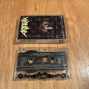 Anthrax - Among The Living CASSETTE TAPE 1st US issue overkill exodus metallica - Picture 1 of 3