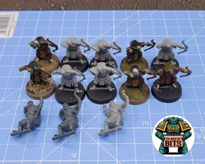 Warhammer LOTR Mordor Orcs With Bows X13 Plastic Mordor Minor Damage - Picture 1 of 2