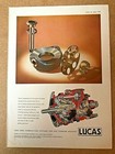 1954 Aircraft Advert LUCAS FUEL COMBUTION SYSTEMS GAS TURBINE ENGINES PUMPS