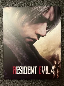 Resident Evil 4 Remake PS4/PS5/XBOX Custom-Made G2 Steelbook Case (NO GAME) - Picture 1 of 5