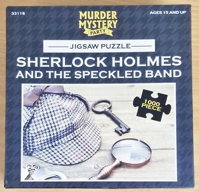 Puzzle fiesta misterio asesinato Sherlock Holmes y la banda moteada - 2022 Foto 1 de 4