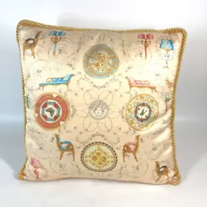 VERSACE Medusa interior cushion polyester Light orange Based - Picture 1 of 16