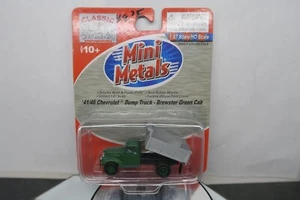 CMW MINI METALS HO SCALE 1/87 '41/46 CHEVROLET DUMP TRUCK BREWSTER GREEN CAB! - Picture 1 of 13