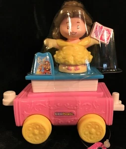 Fisher Price Little People Disney BEAUTY& BEAST BELLE Princess Parade FLOAT NEW - Picture 1 of 3
