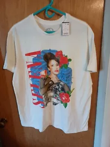 Official Selena Merchandise T-Shirt Short Sleeve Womens XL Como la flor - Picture 1 of 3