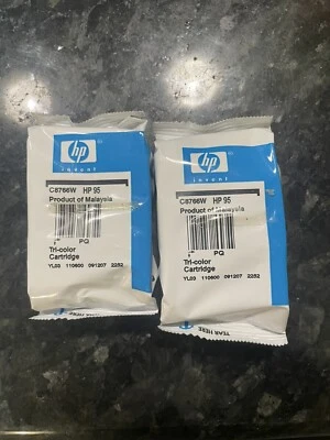 Paquete de 2 tintas tricolor HP 95 C8766WN para DeskJet 460 5740 2940 6520 Foto 1 de 2