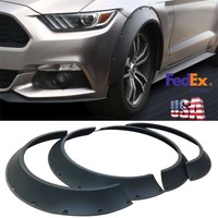 4X 80CM Flexible Durable Body Fender Flares Extra Wide Body Wheel Arches Set Kit