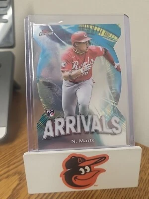 NOELVI MARTE FINEST ROOKIE ARRIVALS DIE CUT RC CINCINNATI REDS #10 2024 TOPPS - Image 1 of 2