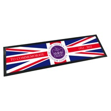 To Commemorate The Queen’s Platinum Jubilee 2022 Rubber Bar Runner/Bar Mat