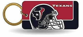 Rico NFL Texans Crystal View Keychain, 4 x 3, Logo Color - Image 1 of 2