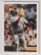 Fred McGriff 1993 Bowman #686 Padres {0307