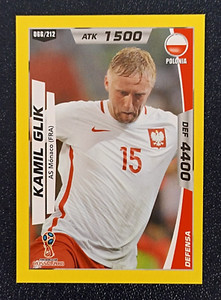 RUSSIA 2018 3R CARD #066 KAMIL GLIK FIFA WORLD CUP South America Peru Edition