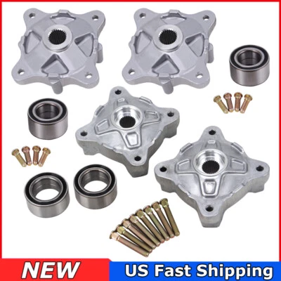 For Polaris RZR-800 RZR-800-S Front &Rear Wheel Hubs &Bearings & Studs 2008-2014 - Image 1 of 4