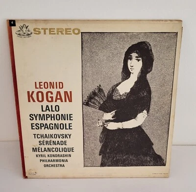 Leonid Kogan Lalo Symphony Espagnole Vinyl LP Angel Records S35721 Near Mint - Image 1 of 4