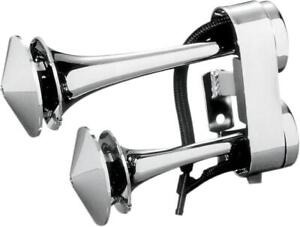 Rivco Universal Air Horn Chrome AHMULTI for Honda/Yamaha/Victory/Kawasaki/Suzuki