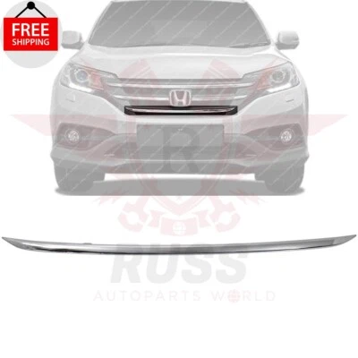 New Front Lower Grille Trim Molding Chrome Fits 2012-2014 Honda CR-V HO1216110 Foto 1 de 4