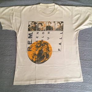 Vintage REM GREEN WORLD Tour T-Shirt Cotton Tee All Size S To 2345XL AC2020 - Picture 1 of 2