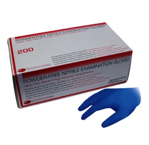 DEHP blaue Nitril-Einweghandschuhe, puderfreie Gummihandschuhe 200 - Bild 1 von 1