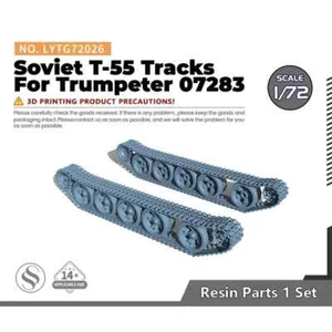 Model Upgrade Parts LYTG026 1/72 Soviet T-55 Tracks For Trumpeter 07283 - Bild 1 von 5