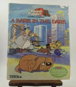 Pound Puppies A Bark in the Dark Lovable Huggable Tonka Dog Catcher Cartoon Toys - Picture 1 of 4