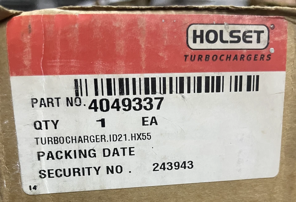 New Genuine Holset HX55 Turbocharger — 第 1/1 张图片
