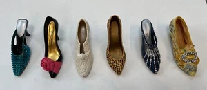JUST THE RIGHT SHOE miniature shoes by Raine Lot of 6 -EUC in Box - Picture 1 of 2