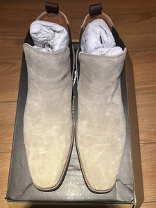Elegant Vintage Foundry Co. Men's Evans Taupe Chelsea Boots 9.5 Medium (D) - Picture 1 of 9