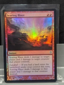 Searing Blaze FOIL X1 MP Worldwake MTG Magic the gathering - Picture 1 of 1