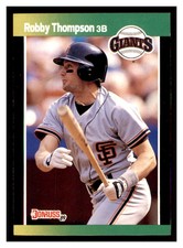 1989 Donruss Baseball's Best #79 ROBBY THOMPSON San Francisco Giants ~D1H