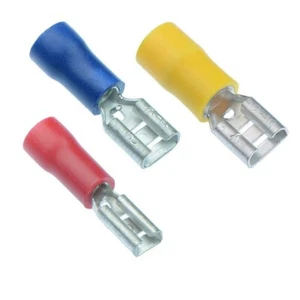 Conector de engarce hembra aislado pala conectores eléctricos terminales terminal - Imagen 1 de 1