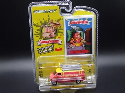 Dodge B-100 GPK-TV 2025 Greenlight 1976 plato gracia cubo de basura niños serie 7 Foto 1 de 4