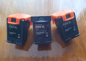 HP 304xl EMPTY ink cartridges Black x 3 - Picture 1 of 1