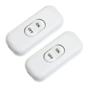 Inline Cord Switch 2pack On Off Button Control Lamp Appliance Switch For Bedroom - Picture 1 of 5