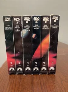 Star Trek "The Movie Collection" Box Set of 6 Original VHS Pre Owned - Bild 1 von 14