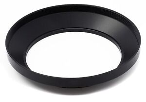 72mm WIDE ANGLE ALUMINUM METAL LENS HOOD SHIPS FAST FROM USA
