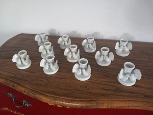 Hochzeit - Kerzenständer mit weißen Tauben - Porzellan - Dachbodenfund - Bild 1 von 7